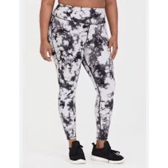 90 Degree‎ By Reflex full length leggins activewear marble sweatpants Sz Small - Picture 1 of 9